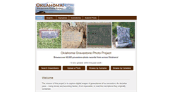Desktop Screenshot of oklahomagravestones.org